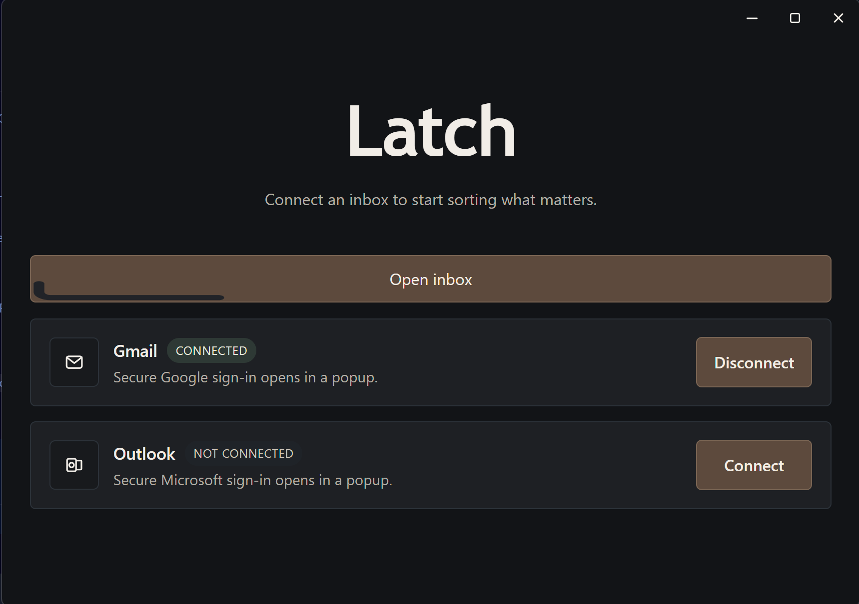 Latch screenshot